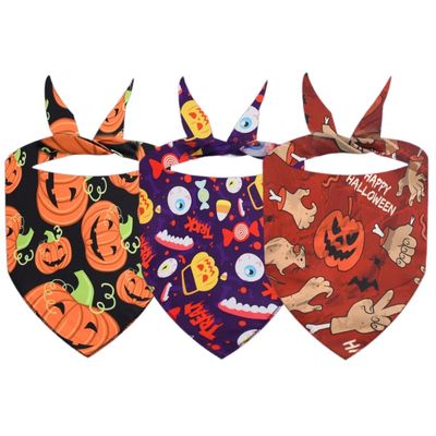 YPREWY Festive Dog Bandana, Triangle Shape, 3-Pack