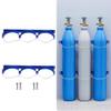 Oxygen Safety Clamps/Propane Tank Holder with Safety Chain, Wall-Mounted Holder for 40-Liter Gas Cylinders, 2-Pack view 1
