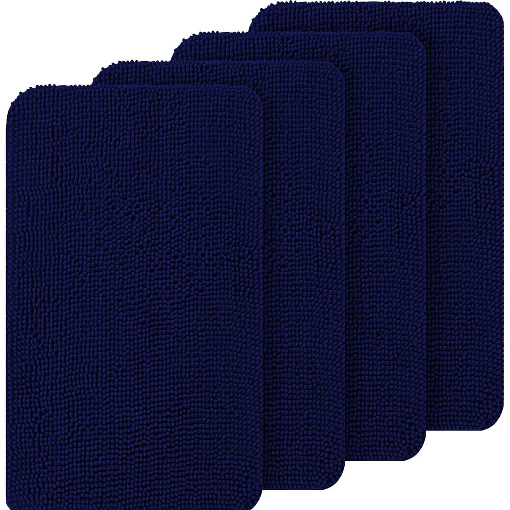 OLANLY Dog Paw Mat Set, 4-Piece, 36 x 24 in