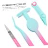 FOMIYES Travel-Friendly Eyebrow Tweezers Set view 2