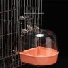 Parrot Bathing Tub - Clear Bird Cage Bath Box view 3