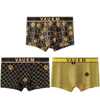 Vaukm Men's Luxury Magnetic Breathable Briefs, Soft Quick-Dry Boxer Briefs (Color C, XXL)