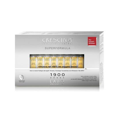 Crescina Transdermic Super Formula Follicular Islands 1900 for Women, 20 Ampoules