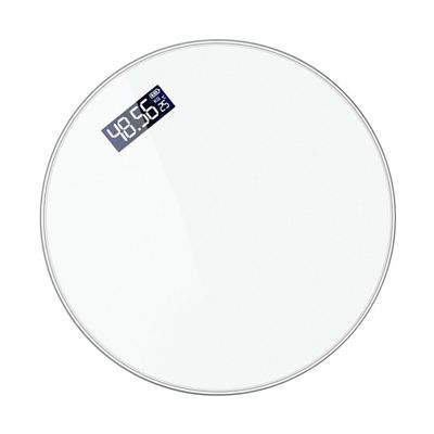 COLLBATH Digital Bathroom Scale with Automatic Function, ABS and Tempered Glass, 180 kg