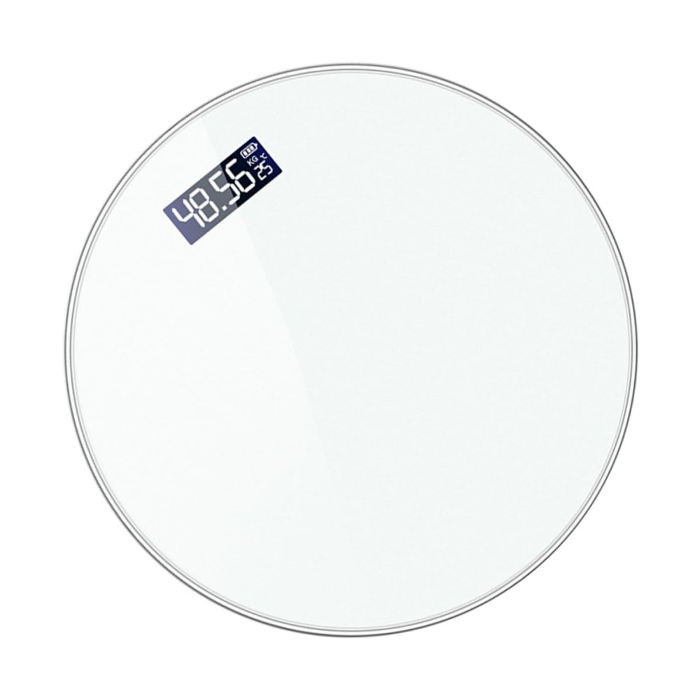 COLLBATH Digital Bathroom Scale with Automatic Function, ABS and Tempered Glass, 180 kg