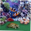 COLLBATH Realistic Artificial Turf Sun Ramp for Turtles view 4