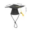 BRIGHTFUFU 2-Piece Pet Graduation Caps for Dogs and Cats view 2