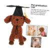 BRIGHTFUFU 2-Piece Pet Graduation Caps for Dogs and Cats view 4