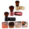 LIFKOME 3-Piece Retractable Makeup Brush Set for Foundation, Powder, Mineral Makeup and Cheekbone Highlighting view 3