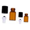 VICASKY Brown Glass Roll-On Bottles with Rollerballs, Refillable view 1