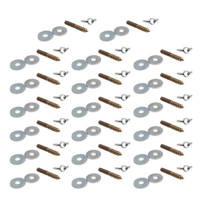 Birdcage Perch Screw and Washer Set, 20 Pieces