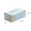 Large Glass Tissue Box for Dining Table view 2