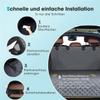 RUIDAM Trunk Dog Cover for Infiniti Q60 2016, Waterproof Non-Slip Cargo Mat with Bumper Protector, B/Grey view 2
