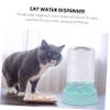 HANABASS Automatic Water Dispenser for Cats, Durable Plastic Drinking Bowl with Viewing Window view 3