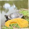 BESPORTBLE Yellow Resin Reptile Hideout Aquarium Cave view 3