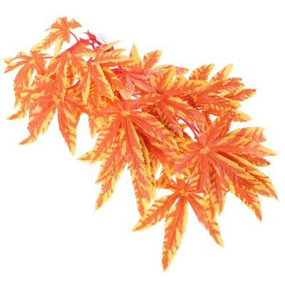 BESPORTBLE 5-Piece Orange Artificial Hanging Reptile Plants