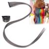 55 cm Clip-In Hair Extensions with Clips, Gray view 4