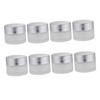 DECOMELODY 8-Piece Matte Glass Cosmetic Jars for Creams and Lotions view 1