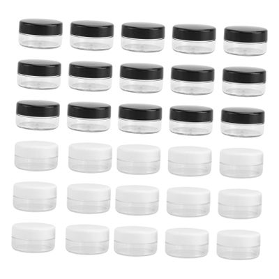 LIFKOME 30-Piece 10g Round PP Cosmetic Jars with Lids