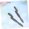 Foldable Eyelash and Eyebrow Combs, 3 Pieces, Black view 4