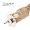 WOONEKY 2-Pack Wooden Bird Perches for Parrots view 4