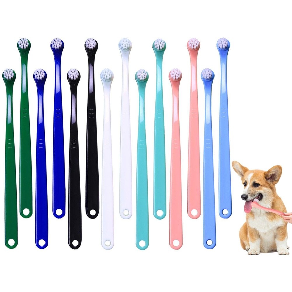 OAOSDH 14-Piece Pet Toothbrush Set