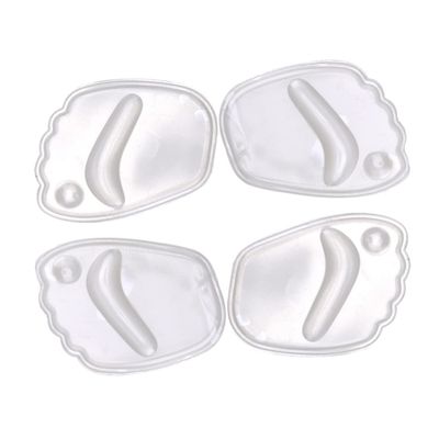 GOOHOCHY Silicone Forefoot Pads, 2 Pairs, PU Gel Insoles for High Heels, Loafers and Ballet Flats, Pressure-Relieving, Random Color