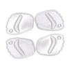 GOOHOCHY Silicone Forefoot Pads, 2 Pairs, PU Gel Insoles for High Heels, Loafers and Ballet Flats, Pressure-Relieving, Random Color view 1