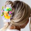 Reaky LED Flower Hair Claw Clip, Silver-Tone, Large Pearls view 1