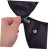 FRCOLOR Reusable Adult Bib for Seniors, Washable Water-Resistant Polyester, Black view 2