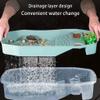 ROYJJ Turtle Habitat with Basking Area, Removable 2-Tier Design view 2