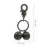 Pet Bell for Dog Collars - Brass Grey view 2