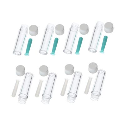 EXAOMBLE Contact Lens Insertion and Removal Tools, 10 Pieces, Silicone and Plastic, Reusable, Assorted Color