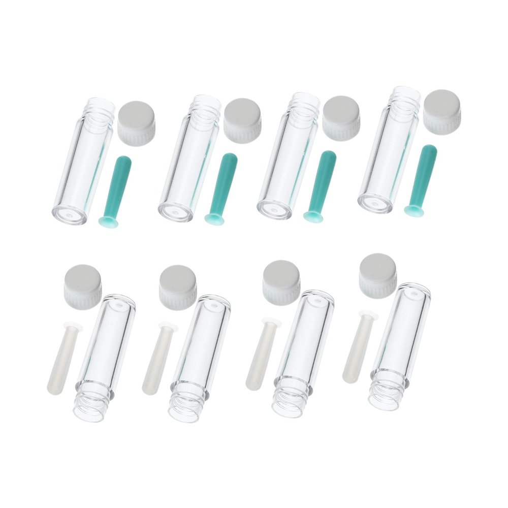 EXAOMBLE Contact Lens Insertion and Removal Tools, 10 Pieces, Silicone and Plastic, Reusable, Assorted Color