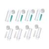 EXAOMBLE Contact Lens Insertion and Removal Tools, 10 Pieces, Silicone and Plastic, Reusable, Assorted Color view 1