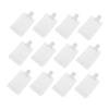 Gogogmee 12-Pack 100 mL Reusable Travel Lotion Bags, White view 1