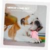 EXAOMBLE Plush Squeaky Chick Dog Toy, Durable Interactive Toy for Dogs, Pink view 4