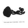 BCOATH Hand-Crocheted Outdoor Nose Warmer with Ear Loops, Black view 2