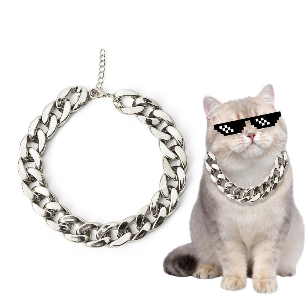 Metal Chain for Dogs, Adjustable Training Collar