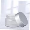 SKISUNO 8-Pack 10 g Frosted Glass Cosmetic Jars with Inner Inserts and Dome Lids, Refillable and Tightly Sealed for Cream and Travel view 3