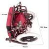 Foldable Rollator Walker with Seat, Storage Bag and Safety Belt view 3