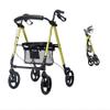 Height-Adjustable 4-Wheel Folding Aluminum Rollator Walker view 1