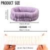 Sugeru Purple Flannel Elastic Headband view 2