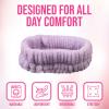 Sugeru Purple Flannel Elastic Headband view 3