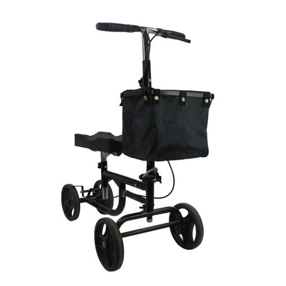 Lightweight, Foldable, Adjustable Four-Wheel Rollator for Seniors