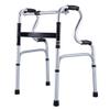Folding Walker with Wheels, Adjustable Mobility Aid with Storage view 1