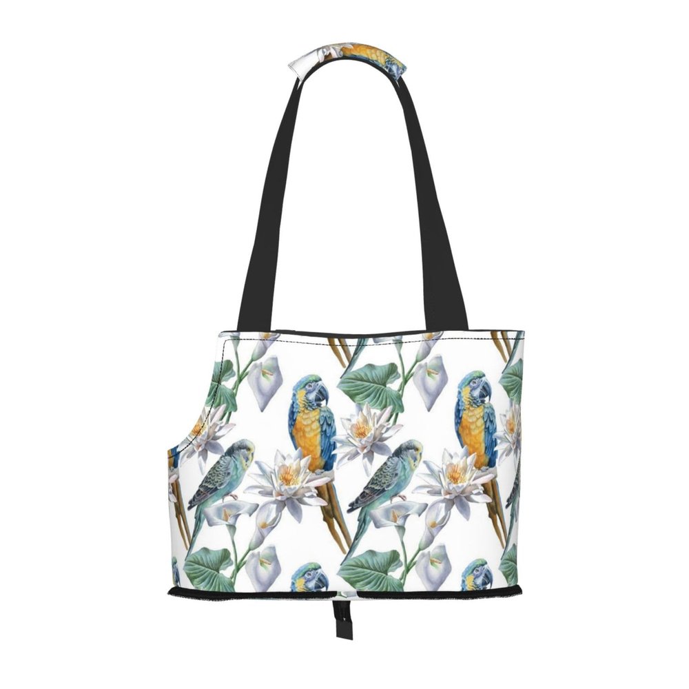 Foldable Waterproof Pet Carrier Bag for Cats, Dogs & Parrots