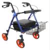 Upright Rollator Walker with Seat, Foldable Shopping Cart view 1