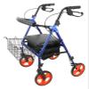 Upright Rollator Walker with Seat, Foldable Shopping Cart view 2