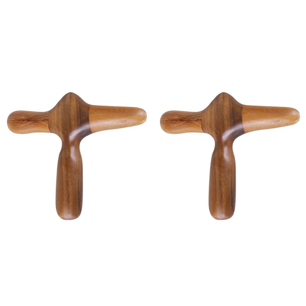 Hlxnyami 2-Pack Wooden Massage Sticks for Hand, Foot, and Face